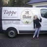 Der Maler und Bodenleger Jens Tappe