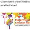 Malermeister Christian Riedel