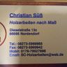 Christian Süß Holzarbeiten nach Maß