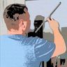 Fenster putzen von Antsupov