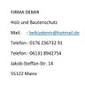 Demir Holz- und Bautenschutz