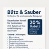 Blitz und sauber