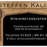 Steinmetzmeister Steffen Kalisch