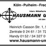 Hausmann Umzüge UG