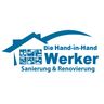 Die Hand-in-Handwerker