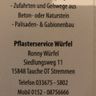 Pflasterservice Ronny Würfel