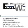 Friedrich Wolf Montagedienstleistungen