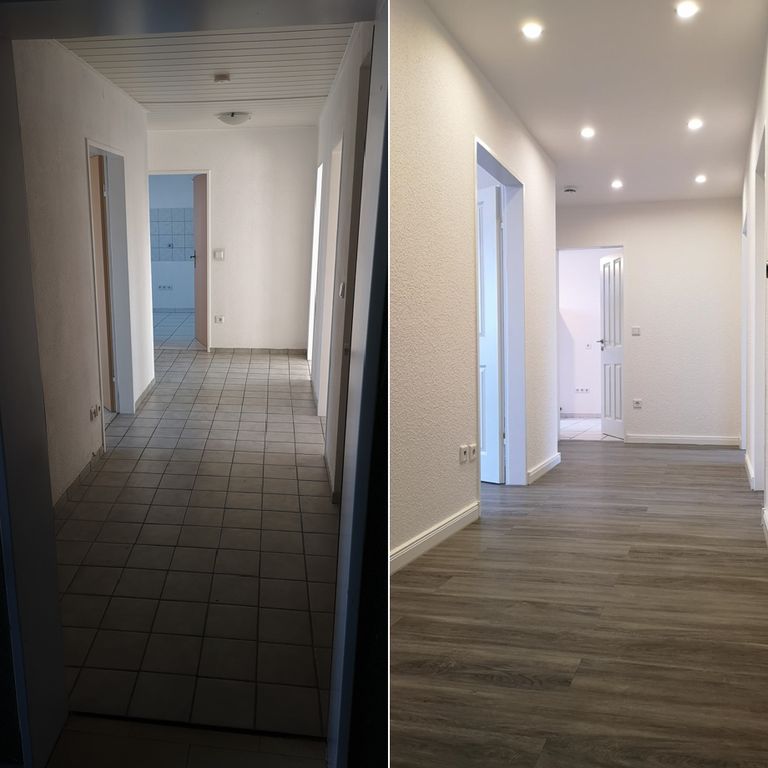 Räume 5, Wohnfläche 65 m², Wand tapezieren, Decke streichen, 11qm T...