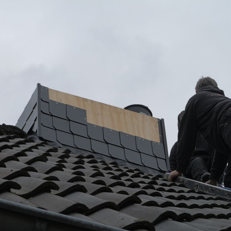 Schornstein: 8 m Höhe; Ziegel; Sanierung