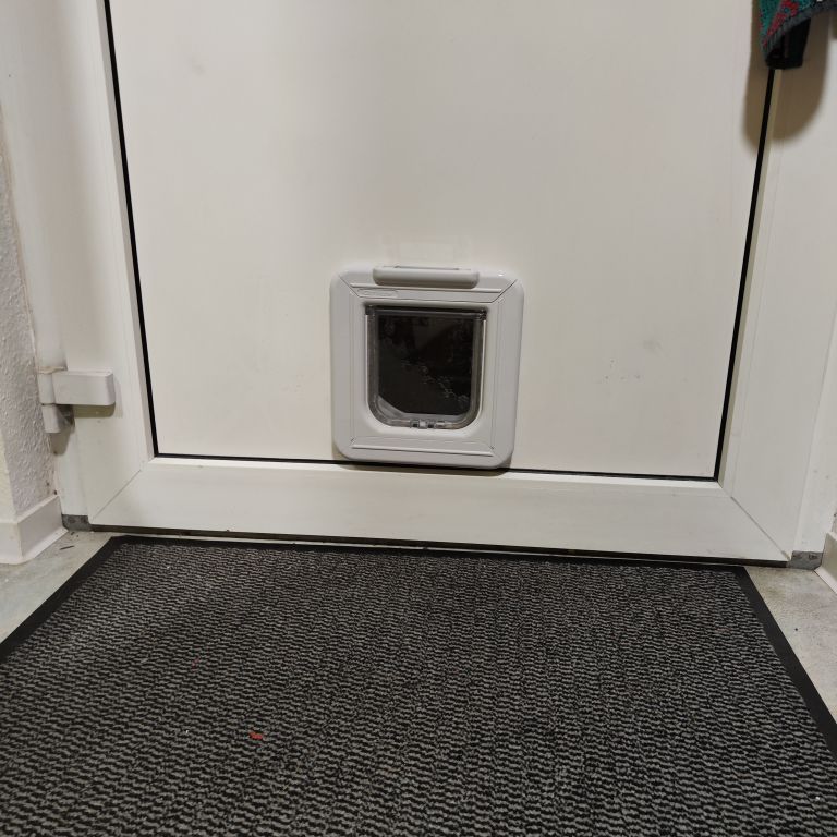 Tierklappe: 1 Klappe; Installieren